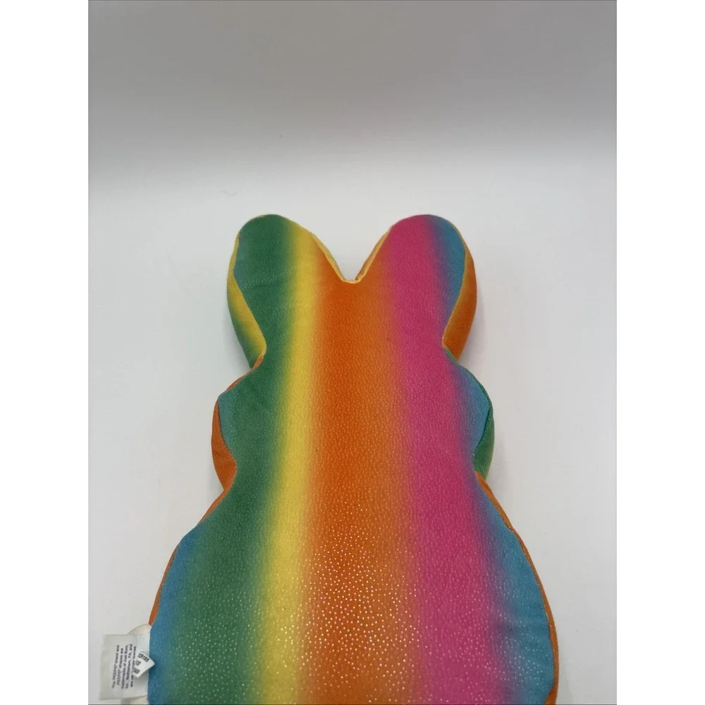 Build A‎ Bear Peeps Plush Rainbow Colored 16 Inches Tall Easter Preowned